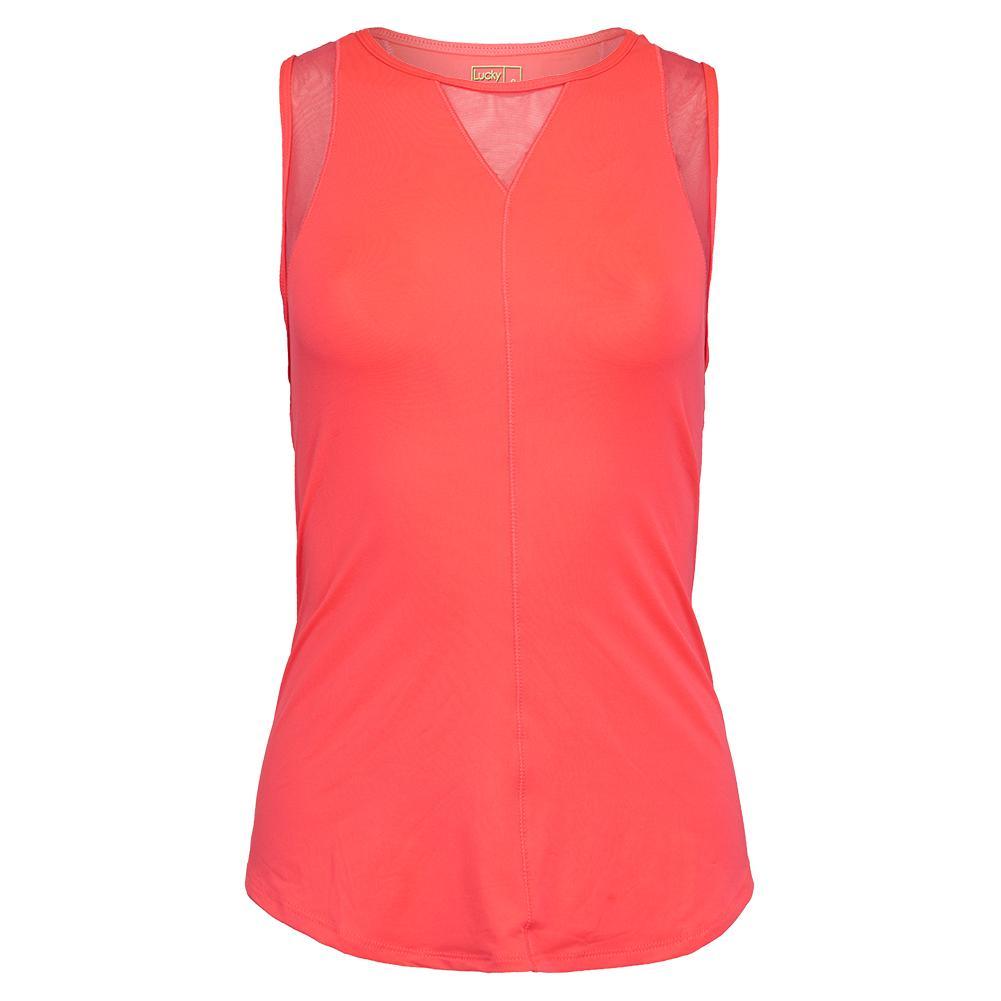 Women's LUV Chill Out Tennis Tank Apparel Lucky In Love