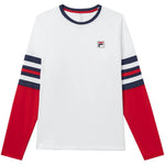 Men`s Heritage Long Sleeve Tennis Crew Apparel Fila