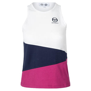 Women's Racquet Tennis Tank White Apparel Sergio Tacchini
