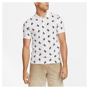 Men's Printed Slim-Fit Tennis Polo Apparel Nike
