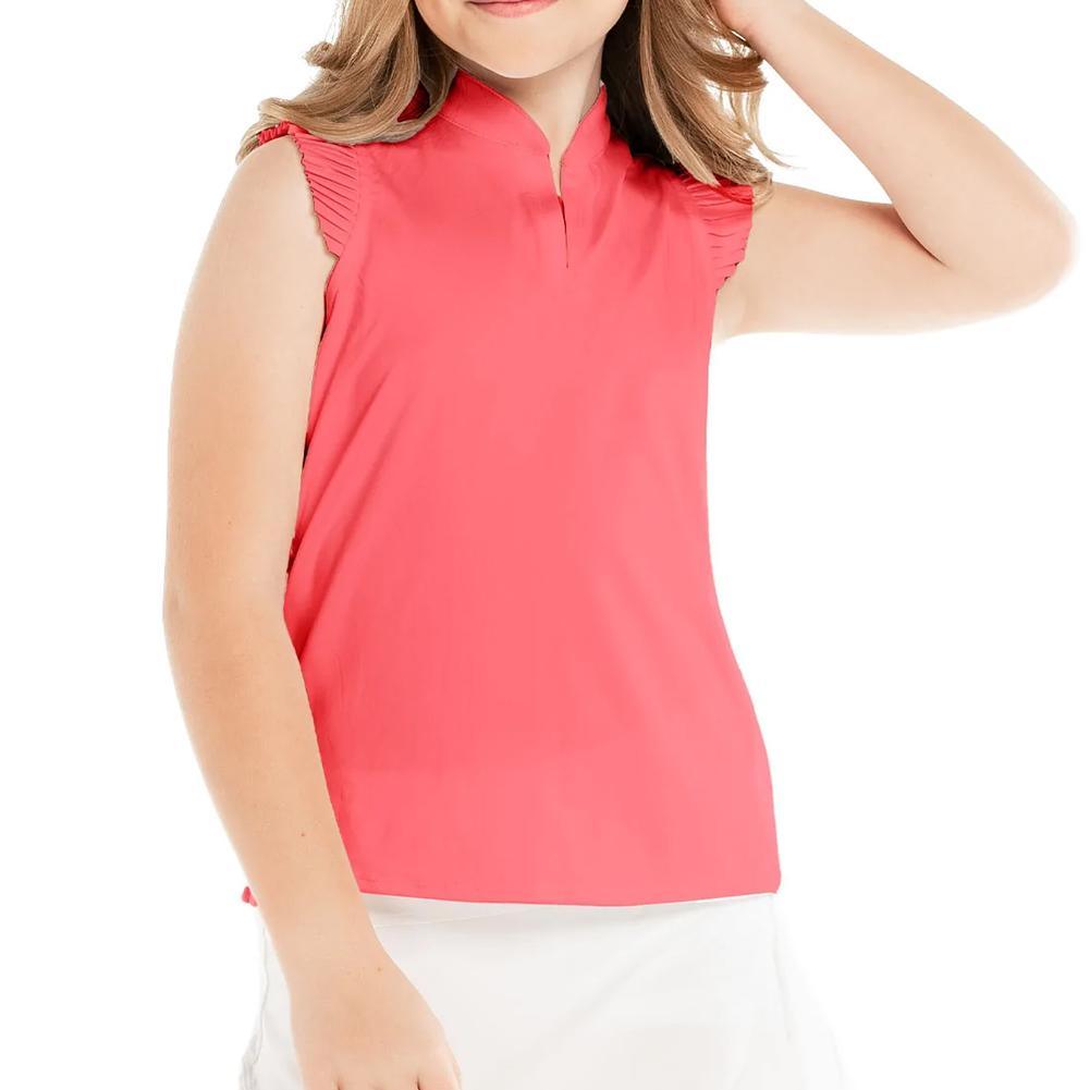 Girls` Pleat Me Up Tennis Tank Apparel Lucky In Love