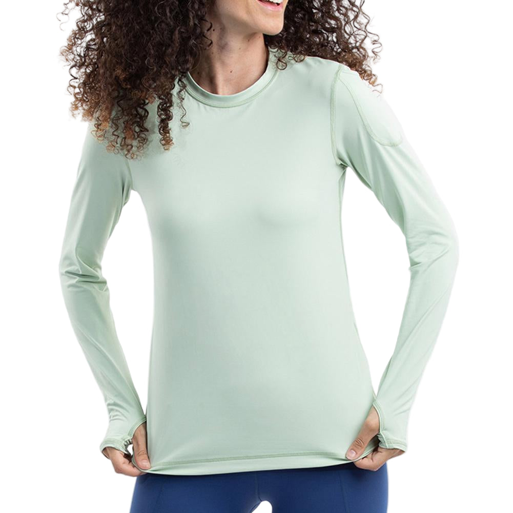 Women`s 24/7 Long Sleeve Tennis Crew Apparel BloqUV