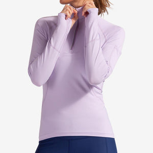 Women`s Mock Zip Tennis Top Apparel BloqUV