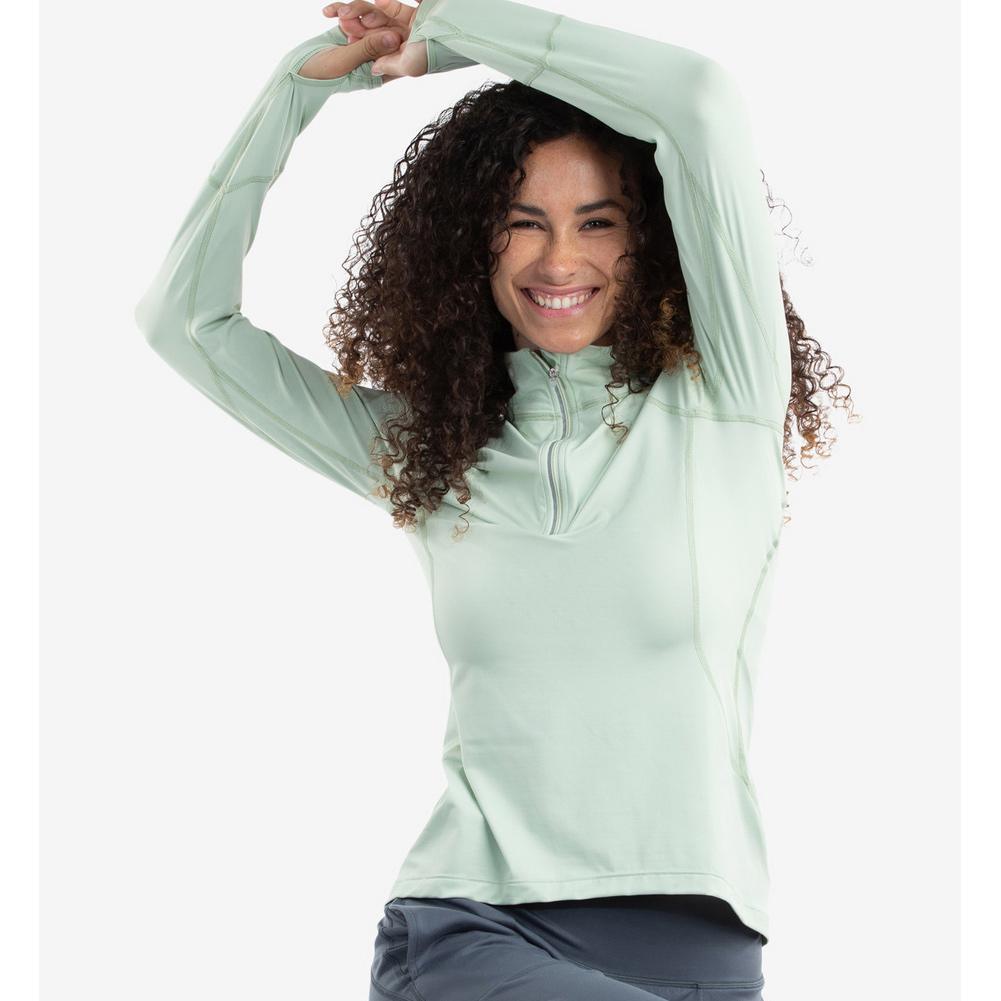 Women`s Mock Zip Tennis Top Apparel BloqUV