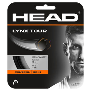 Lynx Tour Tennis String Black Strings Head