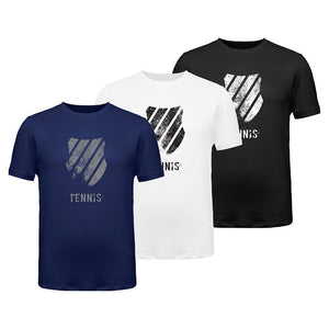 Men`s Distressed Logo Tennis Tee Apparel K-Swiss