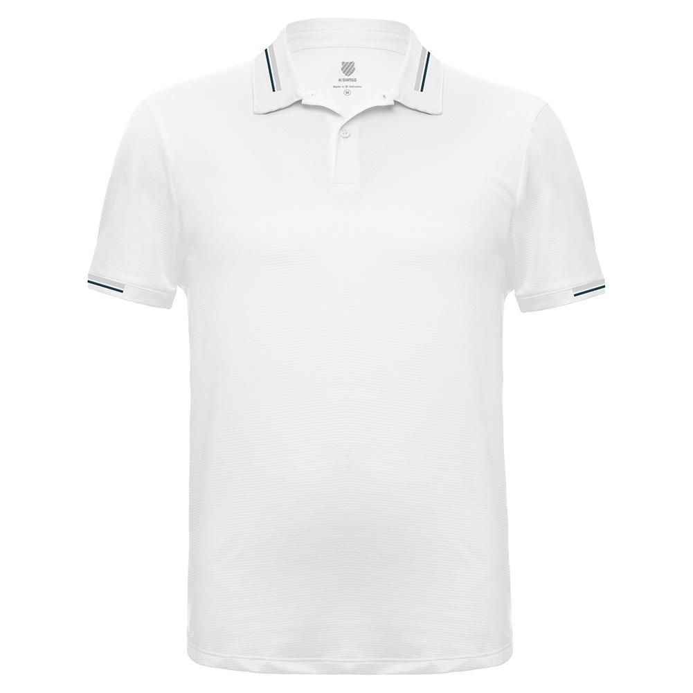 Men's Heritage Tennis Polo White Apparel K-Swiss