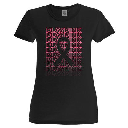Play Pink Tennis Tee Black Apparel TENNIS EXPRESS