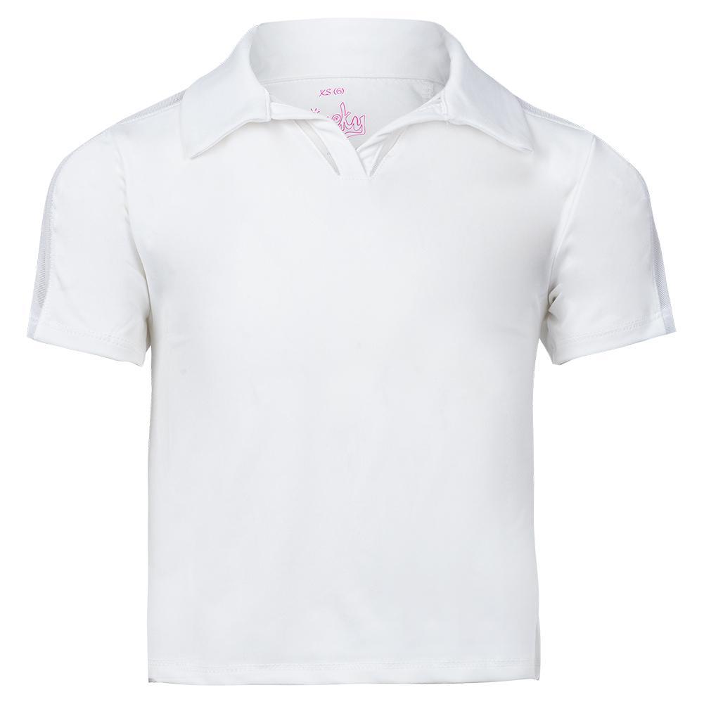 Girls` Cropped Tennis Polo Apparel Lucky In Love