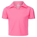 Girls` Cropped Tennis Polo Apparel Lucky In Love