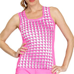 Women's Tamarie Novelty Tennis Tank Dynamic Matrix Apparel Tail