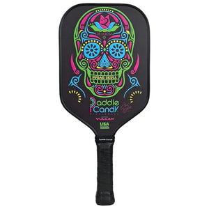Paddle Candy Sugar Skull DLR Edition Pickleball Paddle Black Racquets Vulcan