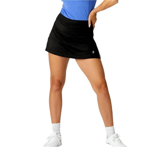 Women's UV Colors 14 Inch Tennis Skort Black Apparel Sofibella
