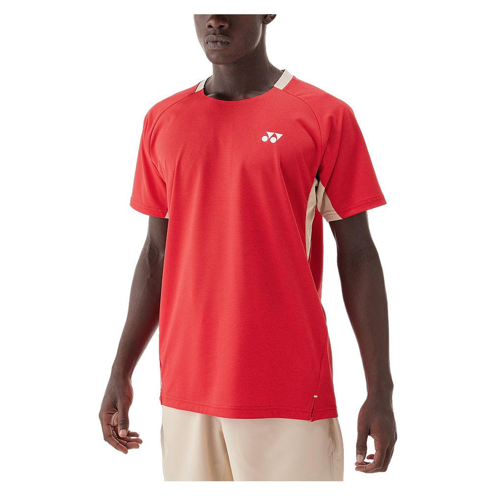 Men`s Tournament Tennis Top Red Apparel Yonex