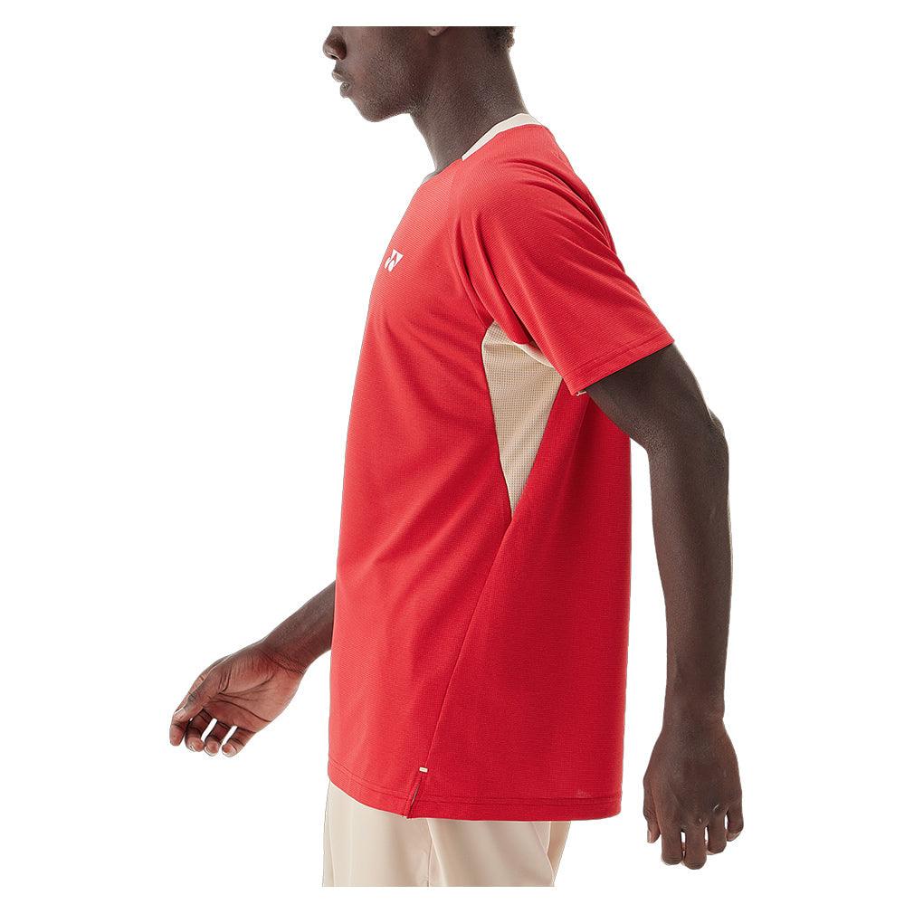 Men`s Tournament Tennis Top Red Apparel Yonex