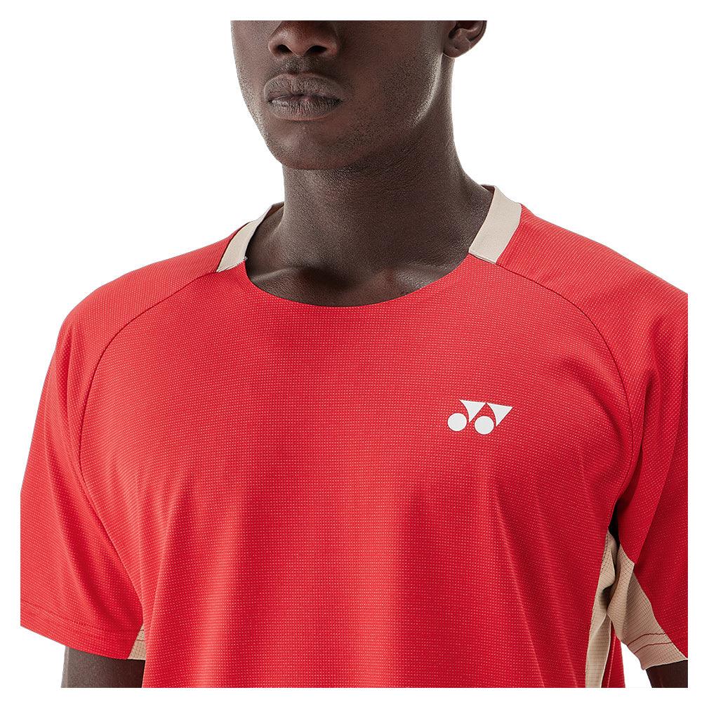 Men`s Tournament Tennis Top Red Apparel Yonex