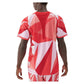 Men`s Pattern Tennis Top Red Apparel Yonex