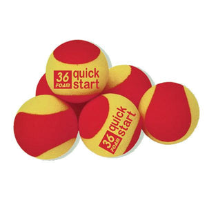 Quick Start Foam Ball Half Dozen Balls Oncourt Offcourt