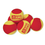 Quick Start 36 Red Felt Balls 24 Count Bucket Balls Oncourt Offcourt