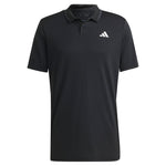 Men's Club Pique Tennis Polo Black Apparel Adidas