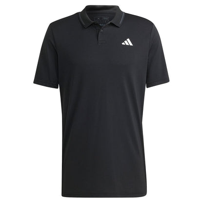 Men's Club Pique Tennis Polo Black Apparel Adidas