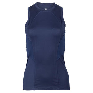 Women's Sarita Racerback Tennis Tank Navy Blue Apparel Tail
