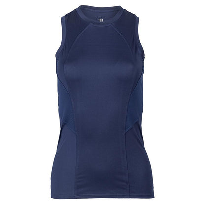 Women's Sarita Racerback Tennis Tank Navy Blue Apparel Tail