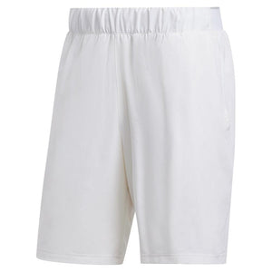 Men's Club Stretch Woven 7 Inch Tennis Shorts White Apparel Adidas