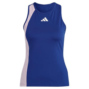 Women's Clubhouse Premium Tennis Tank Victory Blue and Clear Pink Apparel Adidas