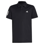 Boys' Club 3-Stripe Tennis Polo Black Apparel Adidas