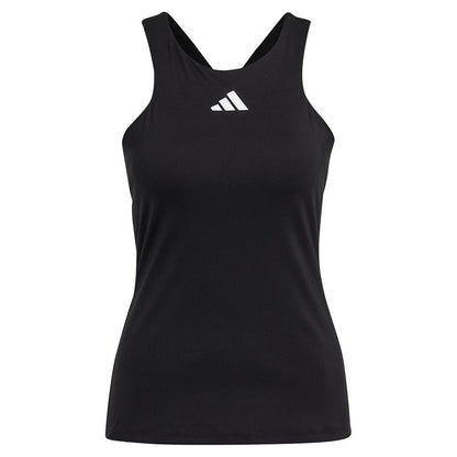 Women's Y-Back Tennis Tank Black Apparel Adidas