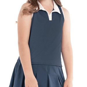 Girls' Winning Day Crop Tennis Tank Slate Apparel Lucky In Love