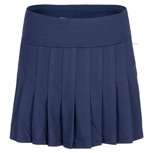 Women's Jillian 13.5 Inch Pleated Tennis Skort Navy Blue Apparel Tail