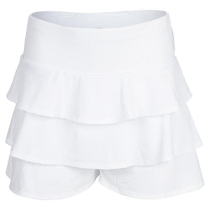 Women's Court Tiered Ruffle Tennis Skort Apparel Tail