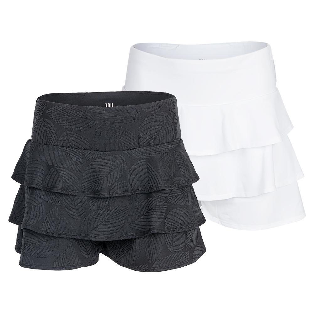 Women's Court Tiered Ruffle Tennis Skort Apparel Tail