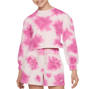 Girls' Sportswear Washed Jersey Sweatshirt Apparel Nike
