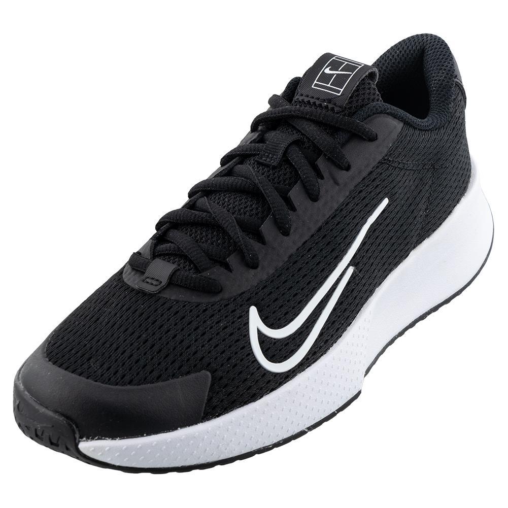 Men's Vapor Lite 2 Tennis Shoes Black and White Footwear Nike