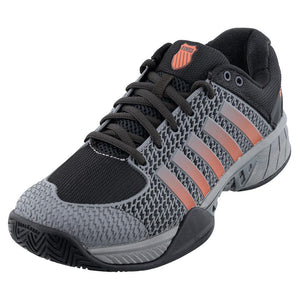 Men's Express Light Pickleball Shoes Steel Gray and Jet Black Footwear K-Swiss