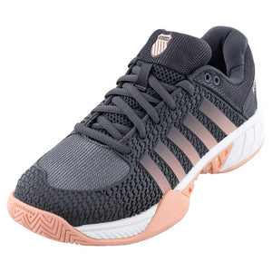 Women's Express Light Pickleball Shoes Asphalt and Steel Gray Footwear K-Swiss