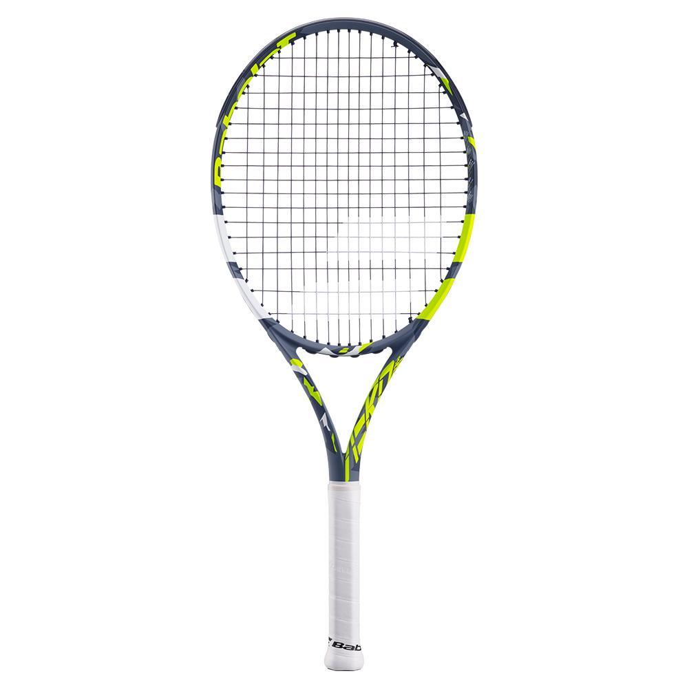 Aero Junior 26 Prestrung Tennis Racquet Grey and Yellow Babolat
