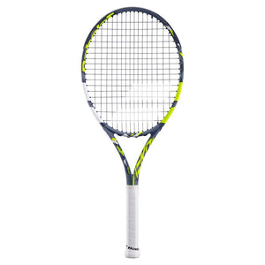 Aero Junior 26 Prestrung Tennis Racquet Grey and Yellow Babolat