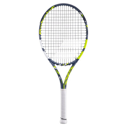 Aero Junior 26 Prestrung Tennis Racquet Grey and Yellow Babolat