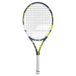 Aero Junior 25 Prestrung Tennis Racquet Grey and Yellow Babolat