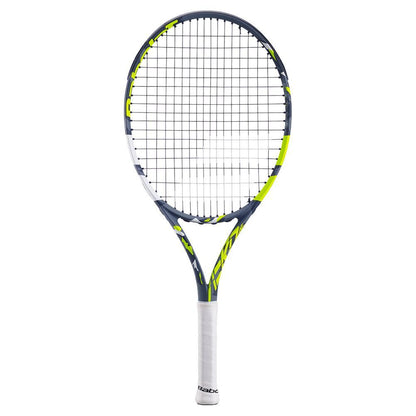 Aero Junior 25 Prestrung Tennis Racquet Grey and Yellow Babolat