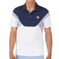 Men`s Solar Power Color Block Tennis Polo Apparel Fila