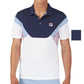 Men`s Solar Power Color Block Tennis Polo Apparel Fila