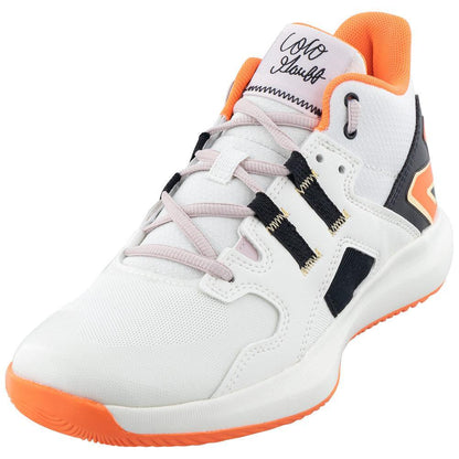 Juniors` Coco CG1 Tennis Shoes Sea Salt and Neon Dragonfly Footwear New Balance