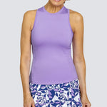 Women's Biddie Racerback Tennis Tank Violeta Apparel Tail