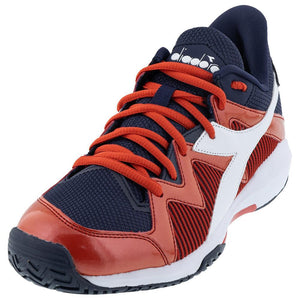Junior`s B.Icon 2 Tennis Shoes Blue Corsair and White Diadora
