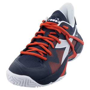 Men's B.Icon 2 AG Tennis Shoes Blue Corsair and White Footwear Diadora